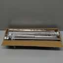 Shower Curtain Rod, 1" Diameter Heavy Duty Tension Shower Rod, Non Slip Adjustable 28-102 inch No Drill Shower Curtain Rods Spring Tension For Bathroom, Shower Stall, No Rust, Brushed Nickel