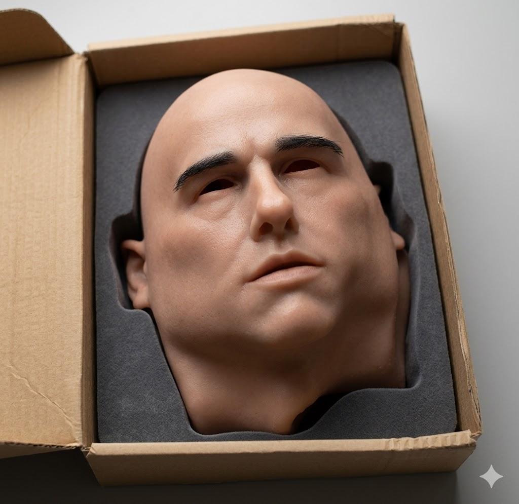 Foam Latex Mask Mens Superhero Fancy Dress Costume Accessory Greyland Masks