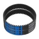 uxcell 2pcs HTD-5M Rubber Timing Belt 57 Teeth, 285mm Pitch Length x 15mm Width x 3.6mm Height, Closed Loop Pulley Timing Belt