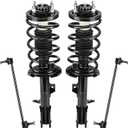 Front Strut Assembly & Sway Bar Links for 2005-2012 Ford Escape, 2005-2011 Mazda Tribute, Mercury Mariner, Shock Absorber & w/Coil Spring Replace 171594 171593 4PCS (05-11 - Front Struts w/ Sway Bar)