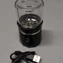 Small Portable Cordless Electric Pill Crusher Fine Powder for Elderly - Battery Operated Pill Grinder for Multiple Pills, Small and Large Medication and Vitamin Tablets - Suitable for Travel (Black)