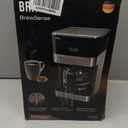 Braun BrewSense 12 Cup Drip Coffee Maker - Pause & Pour Mid Brew, Coffee Machine with 24-Hour Timer & Clock, Bold & Regular Strength, 1-4 Cup Functions, Self Clean, Auto Shutoff, Stainless Steel