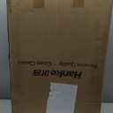 Hanke 28 Inch Luggage with Cup Holder and Charge, Top Opening Hard Shell Suitcases with Wheels and Dividers, Aluminum Frame Trunk Luggage Extra Large Suitcase with Lock for Travel, Smoke White