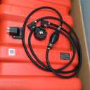 VEVOR Marine Tank, 14.53 Gallon/55L, Boat Tank with 9.8 ft Long Hose, Two-Way Vent Cap, High-Density Polyethylene, Leak-Proof, Visible Gauge, Easy to Carry, for Outboard Engine Fishing Boat Yacht