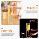 Zerodeko Double Wall Glasses Set of 2 Stemless Insulated Goblets 7.48In for Beach Theme Party Home Bar Wedding Entertaining