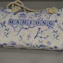 American Mahjong Set: 166 Pink Tiles, 4 Clear Racks with Pushers, White Mahjong Bag and Accessories, Mahjong Tile Set for Beginners (Mah-Jongg)