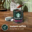 Starbucks Premium Instant Coffee, Dark Roast Coffee, Arabica Beans, Three 3.17 oz Tins (EXP 06/03/26)