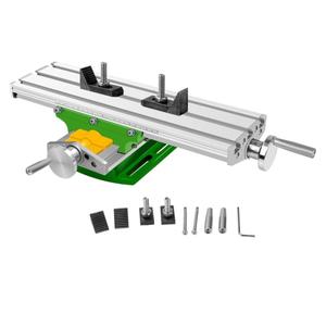 Mini Milling Machine Worktable 13 Inch Compound Slide Table Multifunction Drilling Press Working Table for Bench Drill Adjustme X-Y