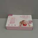 MOMUSE Dual-Lid Squeeze Pouch Holder for Food Pouches & Drink Boxes, Baby Pouch Holder with Larger Capacity, Versatile Design for Self-Feeding, Anti-Squeeze Pouch Holder No Spill No Mess, Pink & Green