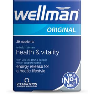 Vitabiotics Wellman 30 Tablets, EXP: FEB/2028
