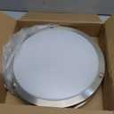 Drosbey 48W Dimmable LED Ceiling Light Fixture, Kitchen Light Fixtures, 13.2 inch Flush Mount Ceiling Lights for Bedroom, Bathroom, 2700K/3000K/3500K/4000K/5000K Selectable, Super Bright 5000LM (Black-5CCT)