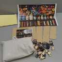 Wildflower Wooden Puzzles for Adults, PICKFORU Vintage Flower Book Jigsaw Puzzle for Book Lover, Bookshelf Unique Shapes Wood Puzzles