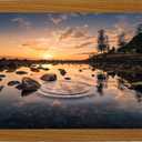 8.5x14 Natural Gallery Picture Frame, Legal Sized Paper Display, Wide Molding, Includes Both Attached Hanging Hardware and Desktop Easel, Display Horizontal or Vertical Legal Documents, Glass Front