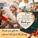 6 x Friends Christmas Ornaments 2025 - Friendship Gifts for Women Men Coworkers, Thank You Gifts for Friends, Bestie, BFF, Soulmate, Ceramic Friend Ornament for Christmas Tree Decorations