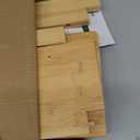 Bamboo 2 Step Stool for Kids & Adults, Wooden Kids Step Stool for Bathroom & Kitchen, Bed Steps for High Beds, Portable with Handle, Non-Slip & 350 Ibs Capacity (Small - 13''H)