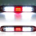 Tresound LED Third 3rd Brake Light for 99-06 Chevrolet (Chevy) Silverado GMC Sierra 1500 2500 3500 HD Classic, Rear Cargo Lamp High Mount Stop light Chrome Housing (Red)
