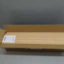 upsimples Floating Shelves for Wall, 23.6 Inch Shelves for Decor Storage Set of 6, Wall Mounted Wood Shelf for Bedroom, Living Room, Bathroom, Kitchen, Long Picture Ledge Shelves, Natural