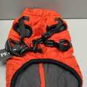 Dog Winter Coat,Warm Jacket Paded Fleece Pet Vest with Built in Harness, Windproof Reflective Cozy Adjustable Snow Pet Coat Clothes with Zipper for Small Medium Large Dogs (Red)