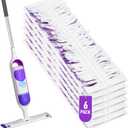 6 Pack Swiffer Power Mop Pads Disposable Wet Mop Refills for Swiffer Power Mop, Super Absorbent Pads for Cleaning Floors, Compatible with Swiffer WetJet and Power Mop Models
