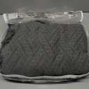 Deep Dream Sectional Covers for 3 Cushion Couch, Sofa Dogs, Geometrical Jacquard Fabric (X-Large, 71" x 118", Dark Grey)