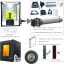 3D Printer Enclosure with Ventilation Kit & LED Lighting Thermal Insulation Cover & Fume Extraction Tent for FDM/DLP/SLA/LCD 3D Printers(Size 700 * 750 * 900mm)