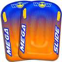 WOW Sports - Mega Slide Sleds - 1 Pack - Inflatable Slip n Slide Rafts for Water Slide - for Kids & Adults