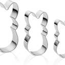 Easter Bunny Cookie Cutter Set -3 Pieces - Stainless Steel Assorted Sizes