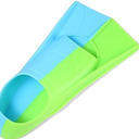Kids Swim Fins, Short Blade Non-Slip Heel Pool Training Flippers for Youth Lightweight Design (XS(US Kids 13.5-1.5))