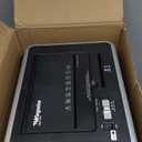 Paper Shredder for Home Office, 60 Sheets Auto Feed, 55dB Super Quiet, P-4 Cross Cut, 2.4m/min High-Speed Shredding, 5.8 Gallon Bin, CD/Credit Card Shredder with Anti-Jam & Dual Modes