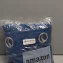 NICETOWN Moroccan Blue Blackout Curtains 90" Long for Office, Dining Room, Guest Room, Sound Reducing Heat and Cold Block Curtain Panels for Modern Room Decorative (55" Wide, 2 Pieces)