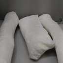 FURTIME Orthopedic Dog Beds Large Sized Dog, XL Washable Memory Foam Pet Couch Bed with Removable Washable Cover, Non-Slip Bottom with Bolster Sides, Brown (L (35"x25.2"x9.4" ))