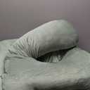 MOON PARK Pregnancy Pillows for Sleeping - U Shaped Full Body Maternity Pillow with Removable Cover - Support for Back, Legs, Belly, Hips - 57 Inch Pregnancy Pillow for Women - Green