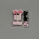 Wireless Lavalier Microphone for iPhone iPad and Android Phone, 2 Pack Lapel Mic Plug and Play Wireless Mic Noise Reduction Microphone for Video Recording Interview Podcast Vlog YouTube Tiktok (Pink)