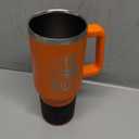 Beavers Tumbler with Handle -Stainless Steel Insulated Travel Tumbler with Straw Lid – Powder Coated, Leak-Resistant, Keeps Drinks Hot/Cold – Great for Tailgating, or Everyday Use