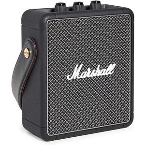 Marshall Stockwell II Portable Bluetooth Speaker, Black and Brass