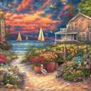 Buffalo Games - Chuck Pinson - Peace After The Storm - 1000 Piece Jigsaw Puzzle for Adults - Challenging Puzzle Perfect for Game Nights - Finished Size is 26.75 x 19.75