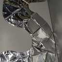 Silver Number Balloons Large Foil Mylar Balloons 40 Inch Giant Jumbo Number Balloons for Birthday Party Decorations – Silver 25 2-Pack