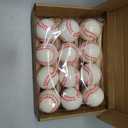 Libima 24 Pcs Baseball Party Favors Mini Baseball Bats and 2" Foam Baseballs Set, 8 Inch Unfinished Wood Small Bats for Painting DIY Sports Theme Birthday Party Supplies Classroom Event Decorations