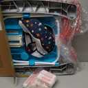 Smart Steps Trend Activity Walker and Entertainer with Removeable Toys, Large Tray, Cup Holder, Adjustable Height and Flat Fold Frame for Storage, Ages 6 Months +, Space Walk Navy