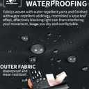 iCreek Women's Rain Jacket Long Raincoat Packable Hooded Waterproof Windproof Plaid Lined Trench Coat Lightweight for Outdoor (Dark Grey, S)