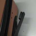 Amazon Basics 26" Hardside Medium Checked Luggage, Expandable Hardshell Suitcase with Telescoping Handle, Scratch-Resistant Surface, Four Multi-directional Wheels, Rose Gold