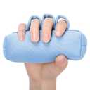 NIdreamCE Palm Protector for Hand Contracture with Separators, Palm Grip Cushions for Finger Contracture Prevention for Stroke, Parkinson Dementia, Arthritis, Hand Grip Strengthener, Blue