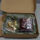 Suncalla 17 Extra Long Christmas Artificial Cedar Pine Cypress Garland with Ribbons and Bells Christmas Real Touch Pine Decorations for Stairs Indoor Outdoor Wall Table Mantel Fireplace Xmas Decor