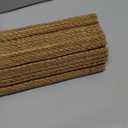 LazBlinds No Drill Bamboo Roman Shades, 35" W x 64" H, Star-Brown