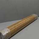 LazBlinds No Tools No Drill Cordless Bamboo Roman Shades, Light Filtering Window Treatment, Roll Up Bamboo Blinds for Windows 28'' W x 72'' H, Brown