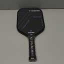 TENVINA Pickleball Paddles, Multi-Layer T700SC Textured Carbon Fiber Pickleball Paddle, 4-Types of Shapes and Thicknesses, Strong Spin & Power Surface of USAPA Approved Pickle Ball Paddle (Carbon-Elongated-16MM Control)