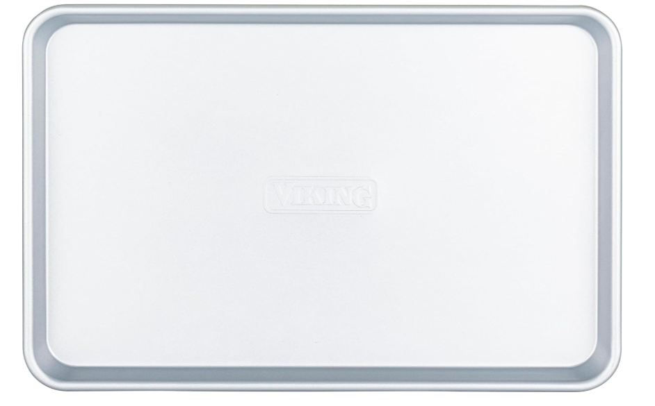Viking Premium 15-Inch Nonstick Baking Sheet Pan, Made without PFAS, Heavy Gauge Aluminized Steel Cookie Sheet with Reinforced Iron Frame, Oven Safe to 475F