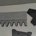 Mind and Action Pistol Rack, Deluxe Handgun Rack Stand,Pistol Display Holder for Gun Safe and Gun Cabinet (6 Gun Holders)