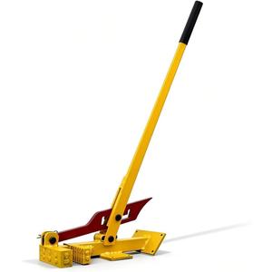 Heavy Duty Tree Puller (0-4"), Large Sapling Puller, Manual Tool Uses High Leverage to Fully Uproot Stubborn Shrubs, Vines & Saplings | Ergonomic Heavy Duty Garden & Landscaping Tool (Yellow)