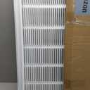 Return Vent Cover 30 X 12 [Duct Opening Size] Return Air Grill for Wall or Ceiling,Steel Return Air Grill Removable Face/Door for 1 inch Filters (30"W x 12"H [Duct Opening])